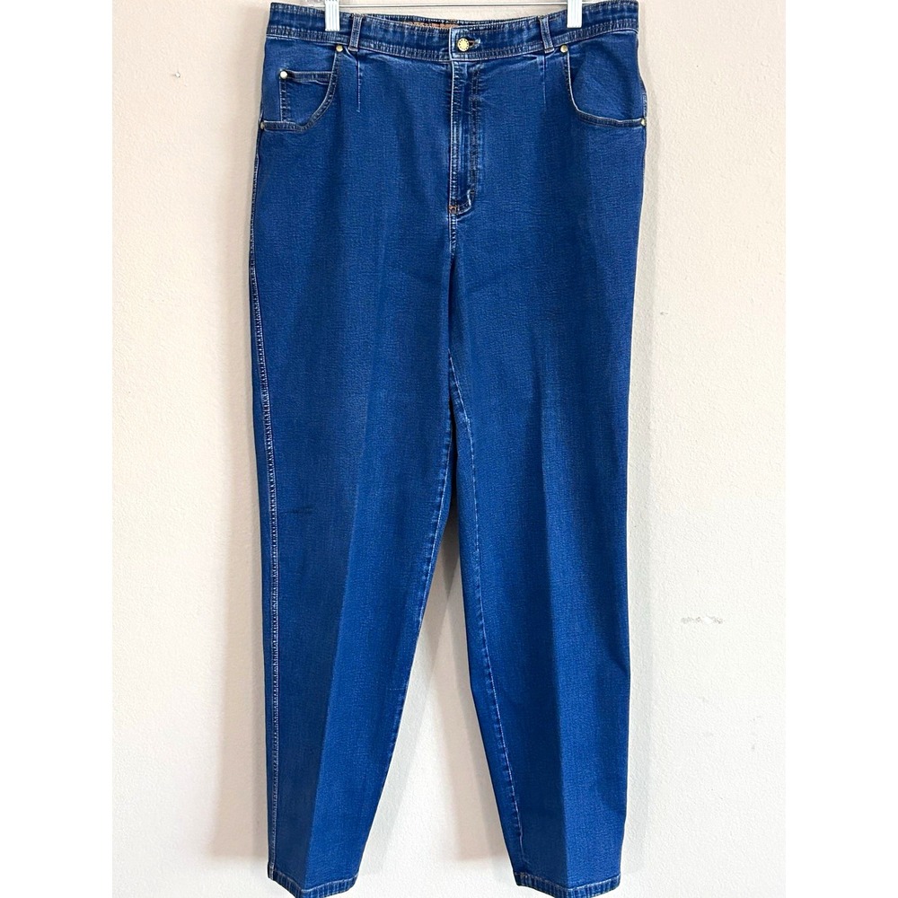 Dana Buchman db Denim Women's Plus Size 18 High Rise Slim Tapered Jeans